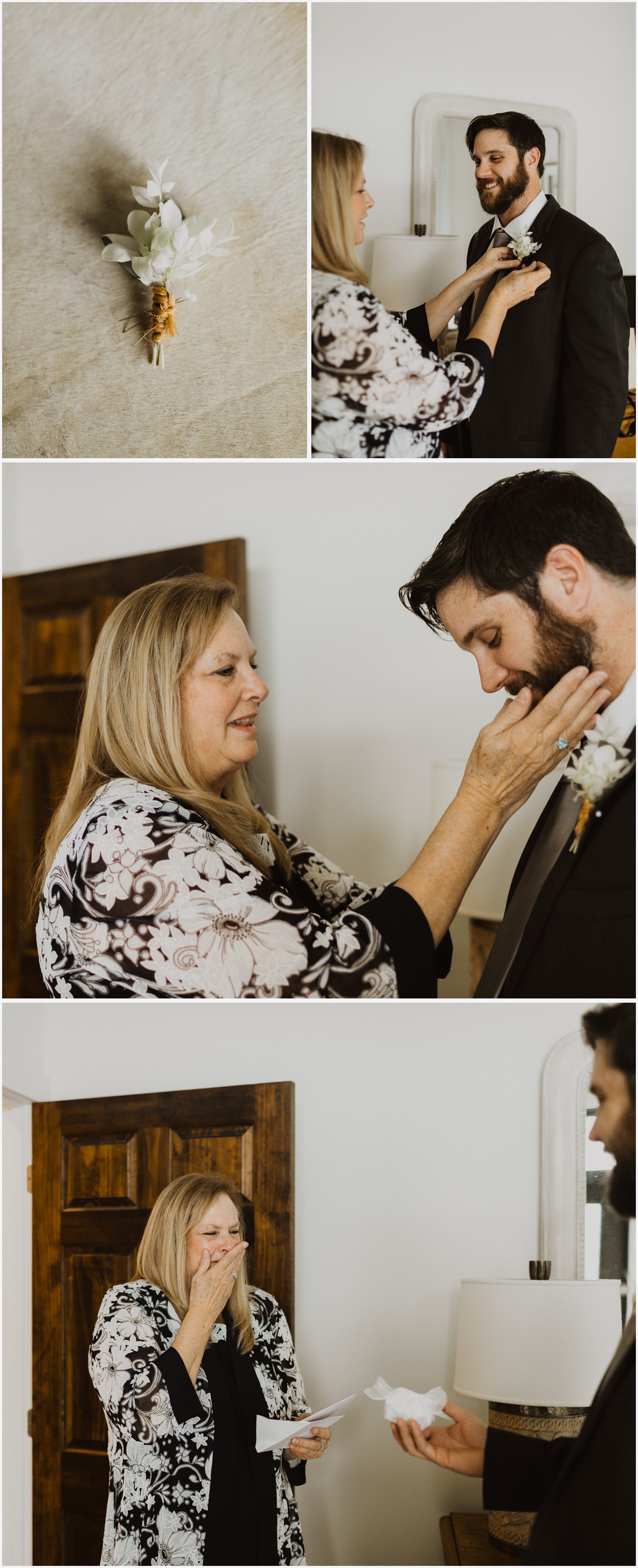 Groom Getting Ready