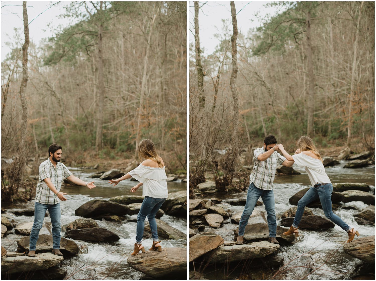 Cheaha Falls State Park Engagement Session