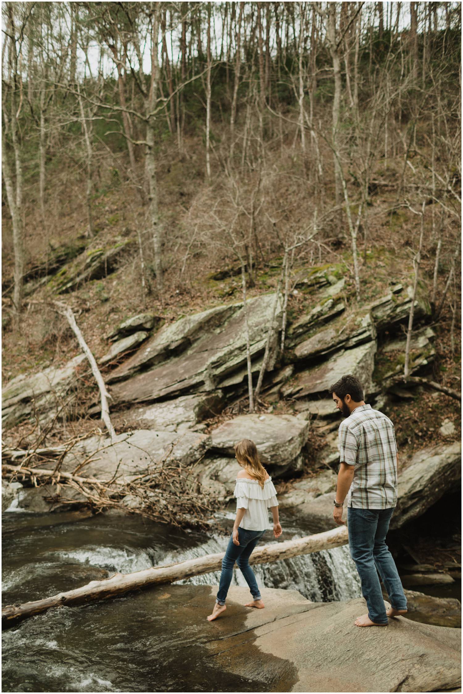 Cheaha Falls State Park Engagement Session