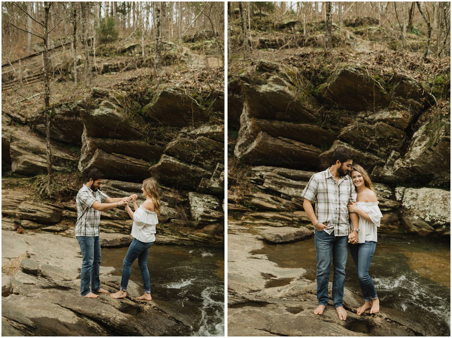 Cheaha Falls State Park Engagement Session
