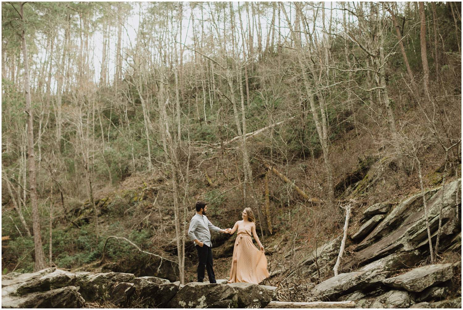 Cheaha Falls State Park Engagement Session