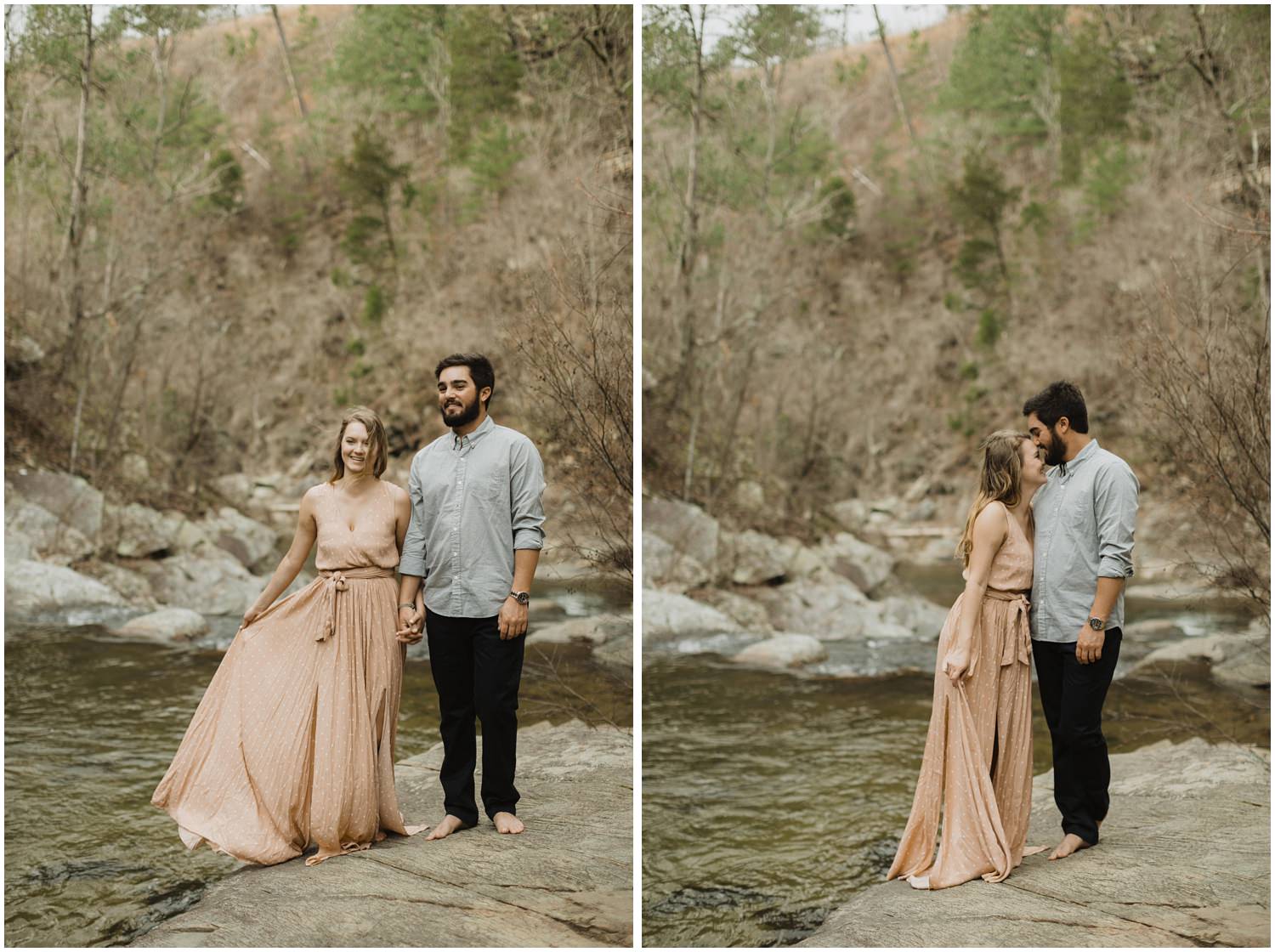 Cheaha Falls State Park Engagement Session