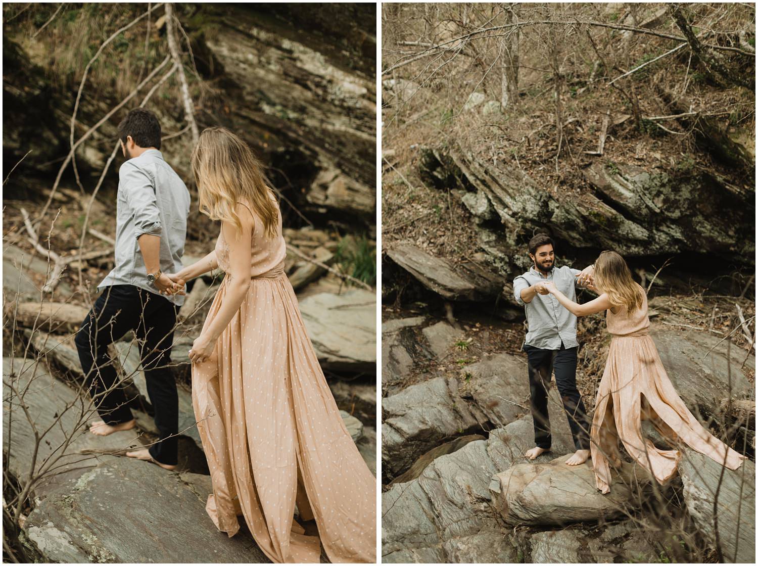 Cheaha Falls State Park Engagement Session