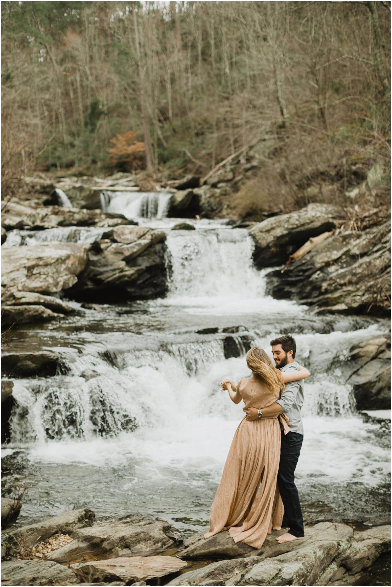 Cheaha Falls State Park Engagement Session