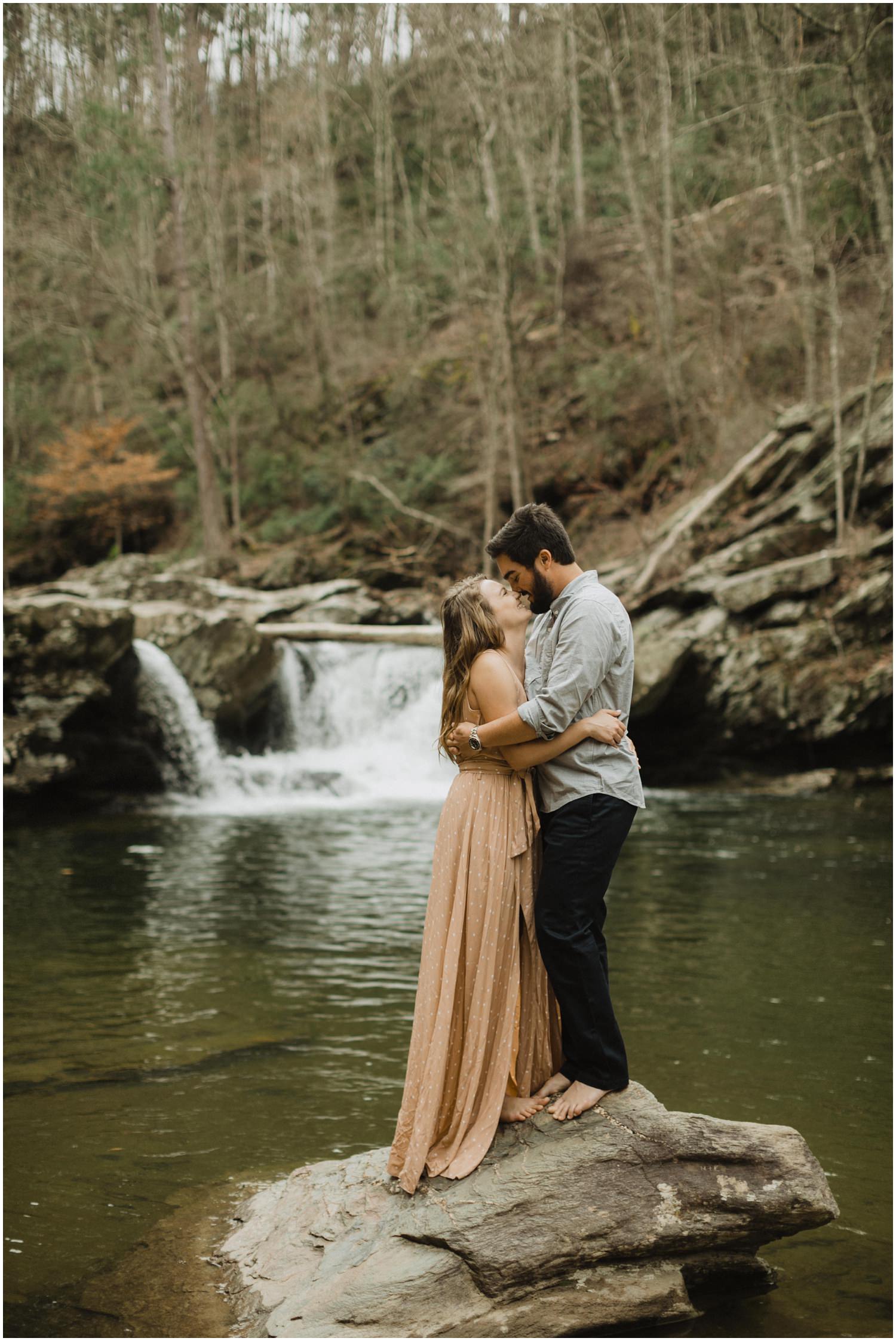 Cheaha Falls State Park Engagement Session