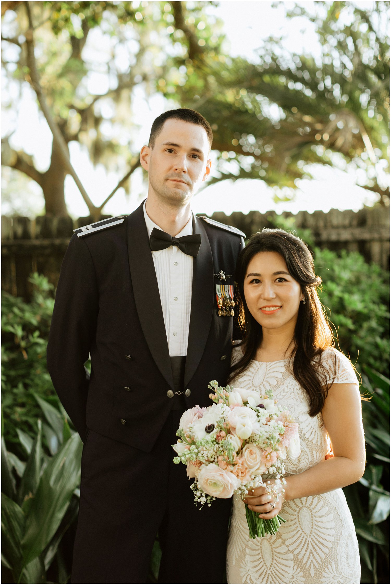 Bride and Groom Portraits Destin Bay House Wedding