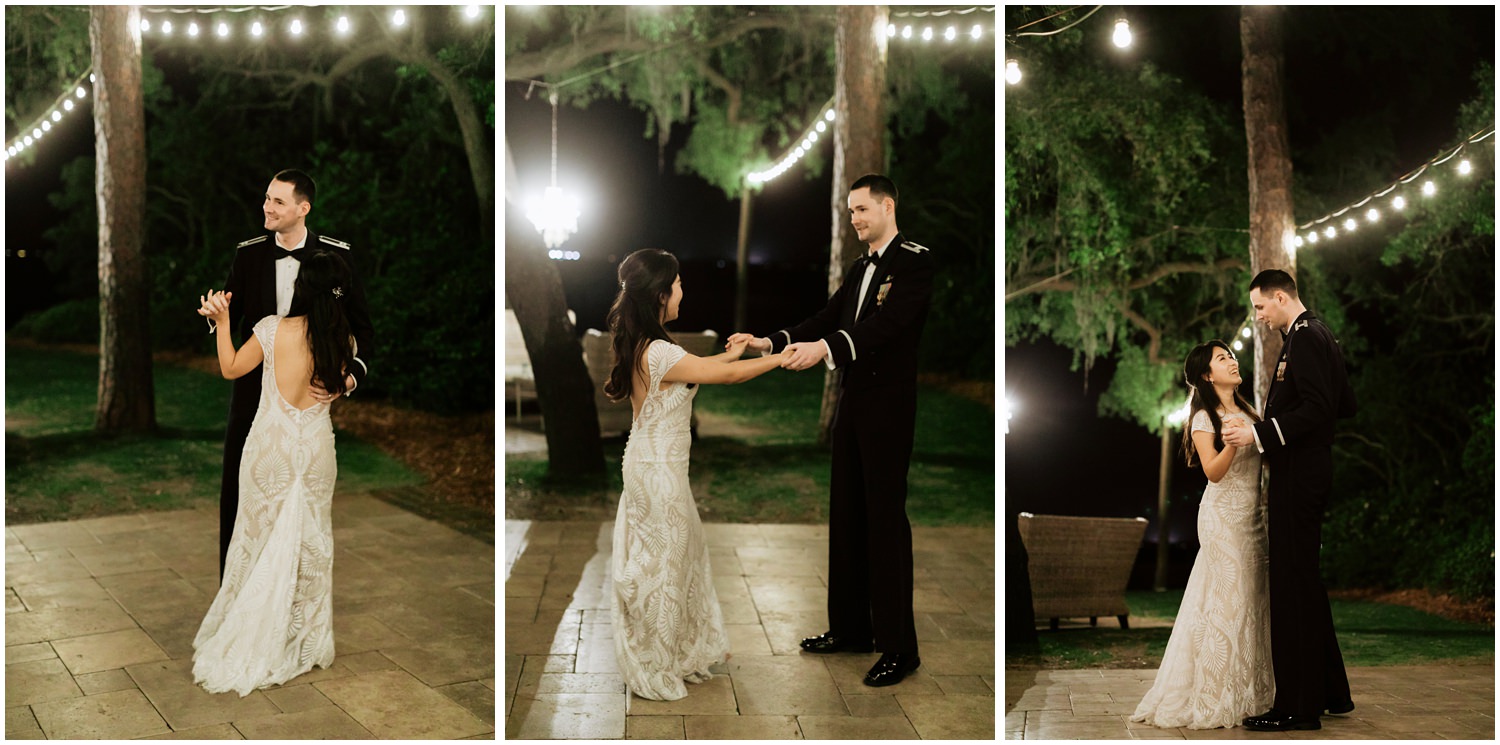 First Dance Destin Bay House Wedding