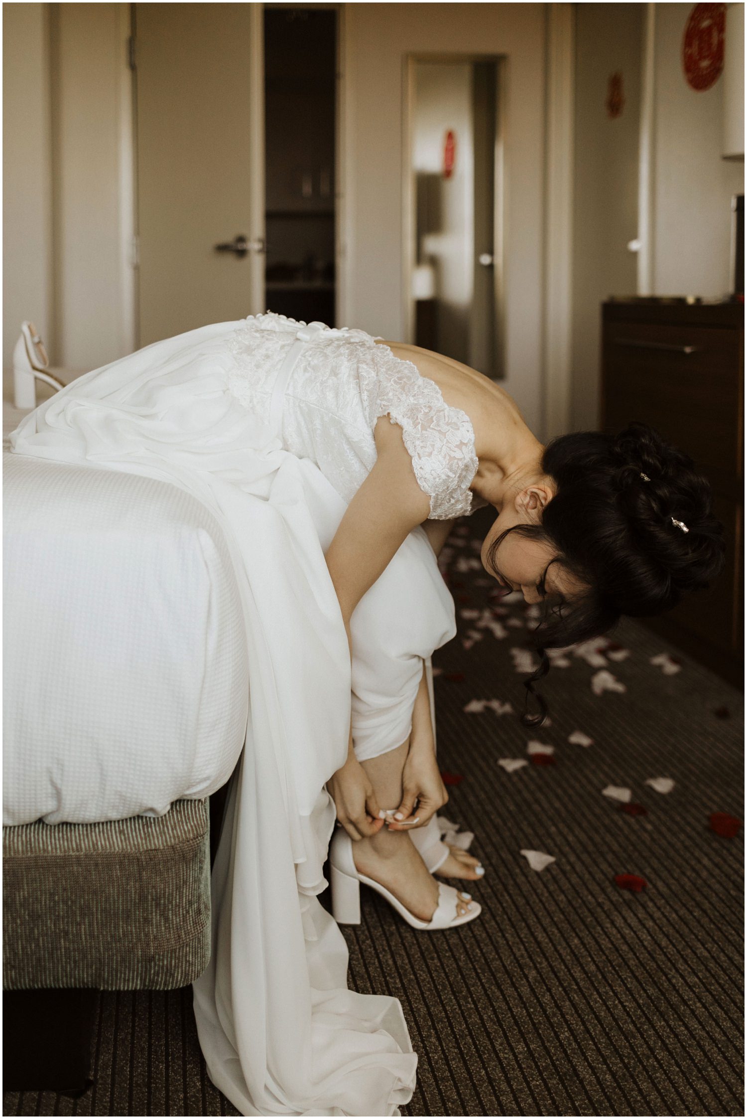 Bridal Prep Eden Gardens Wedding
