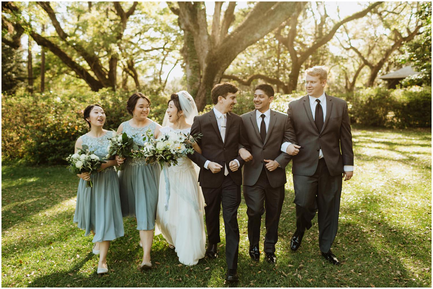 Wedding Party Eden Gardens Wedding