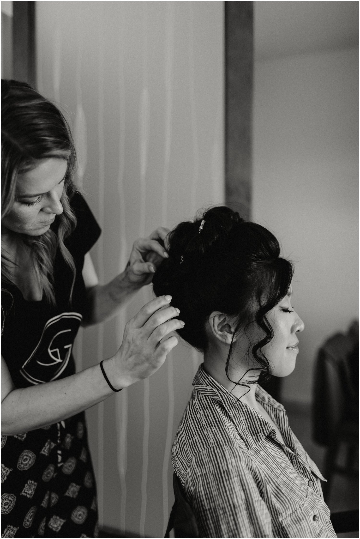 Bridal Prep Eden Gardens Wedding