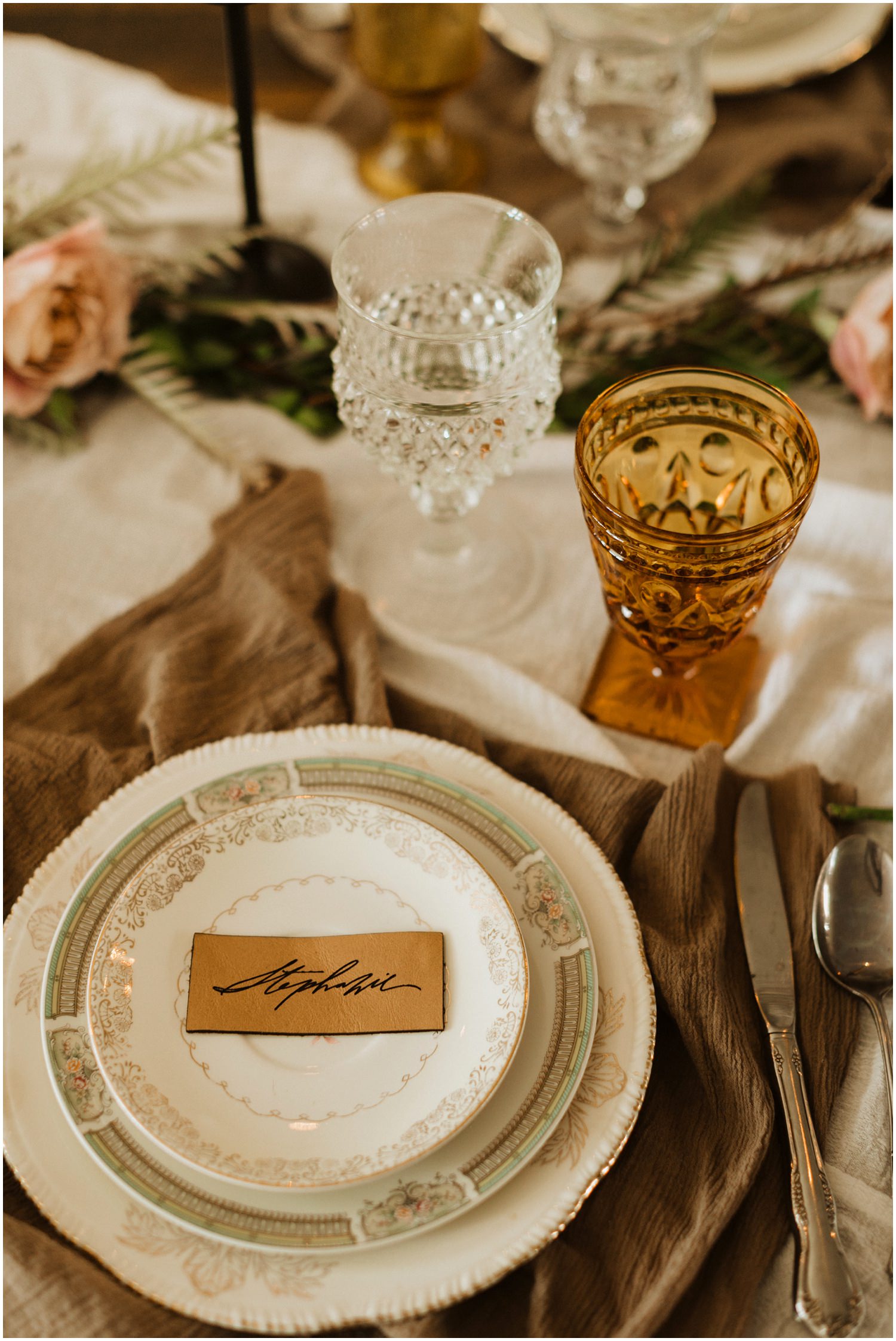 Place Setting 5eleven Palafox Wedding