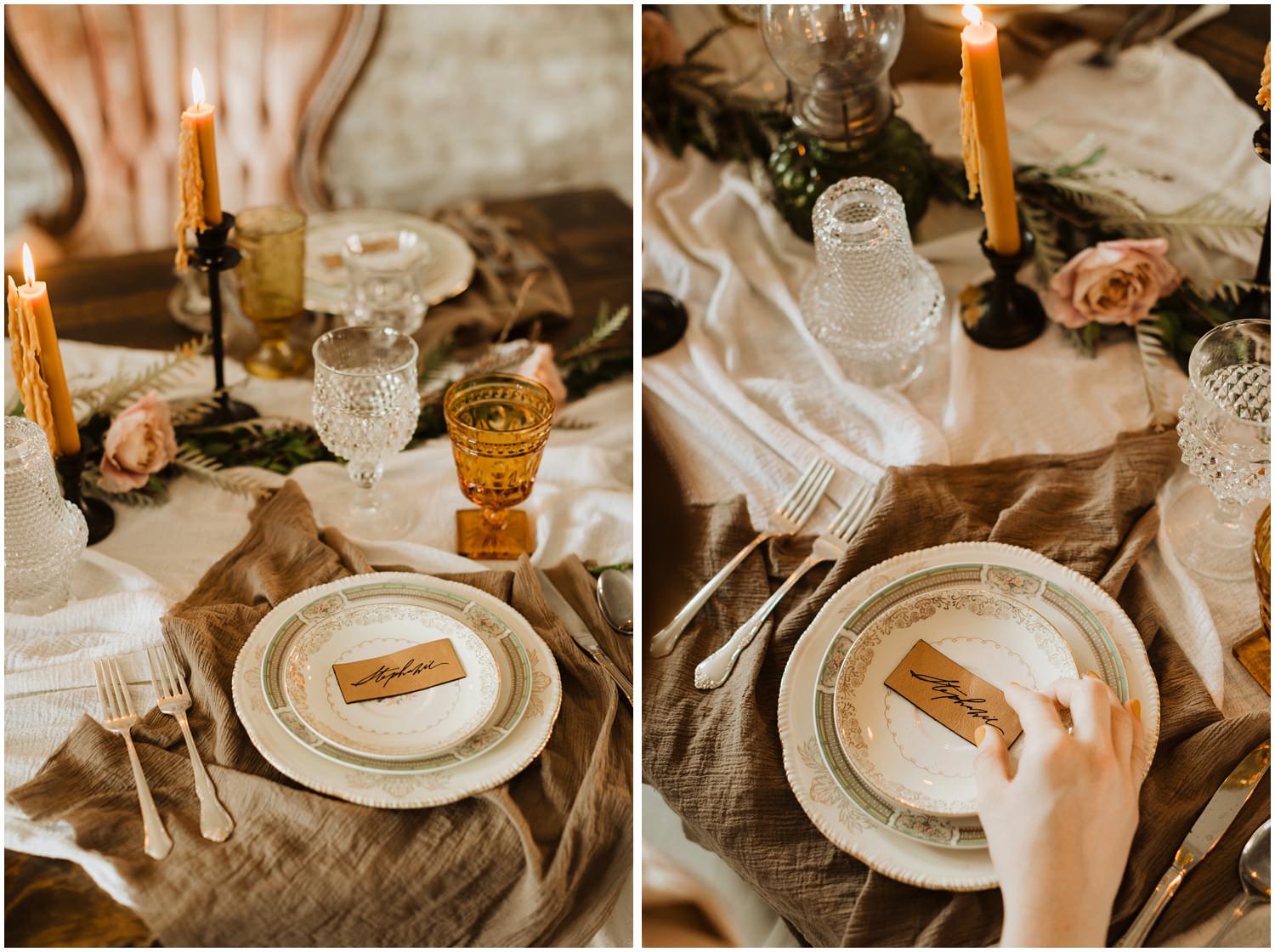 Place Settings 5eleven Palafox Wedding