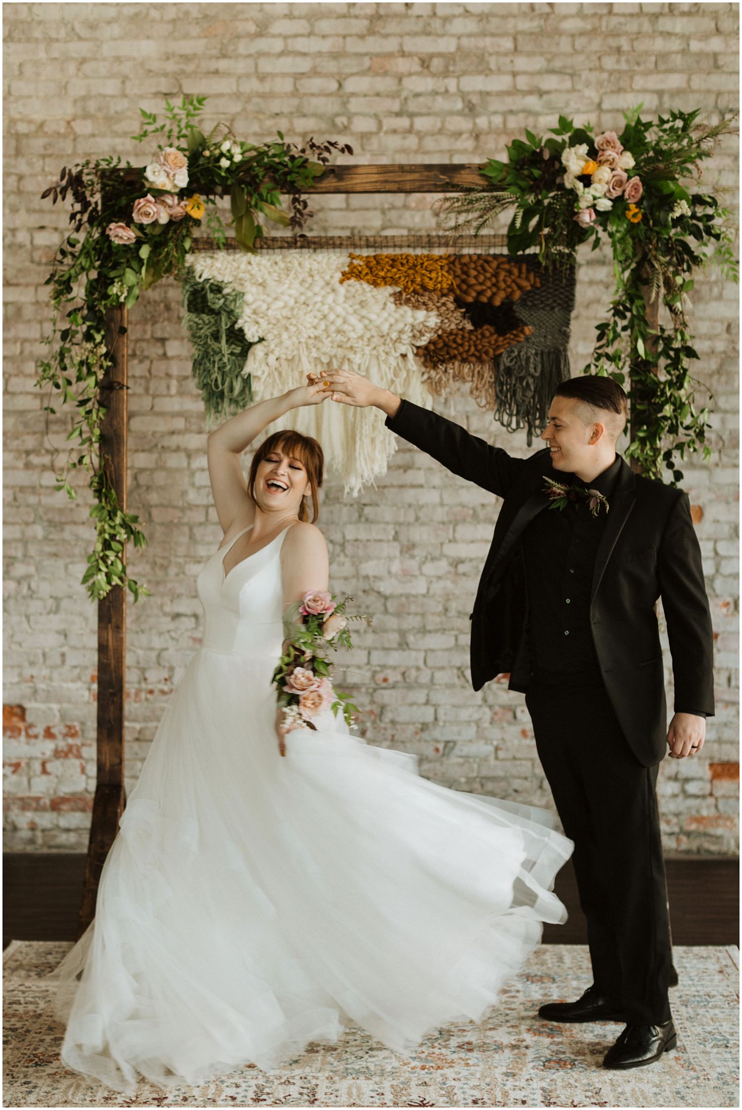 Bride and Groom Portraits 5eleven Palafox Wedding