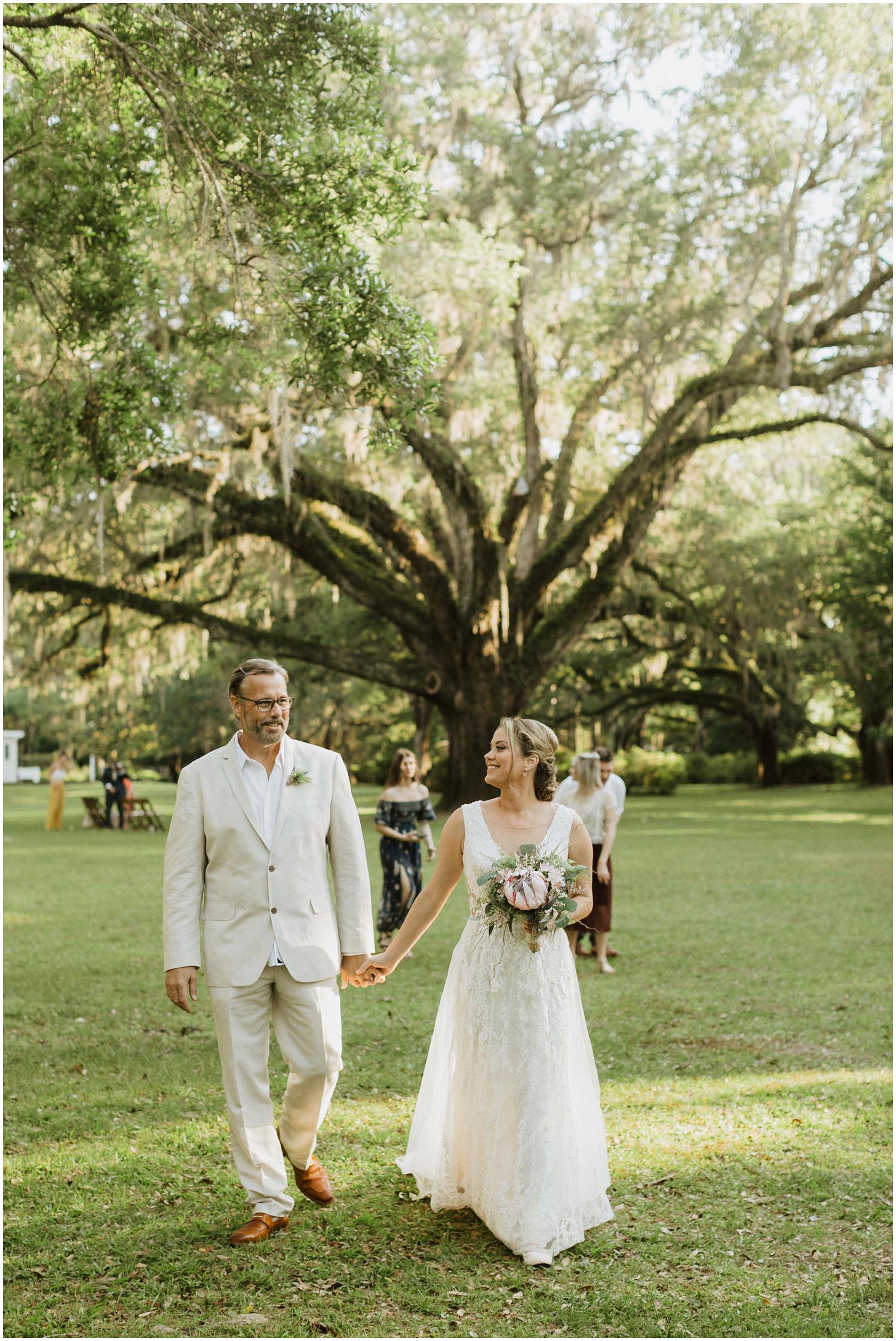 Bride and Groom Portraits Eden Gardens Elopement