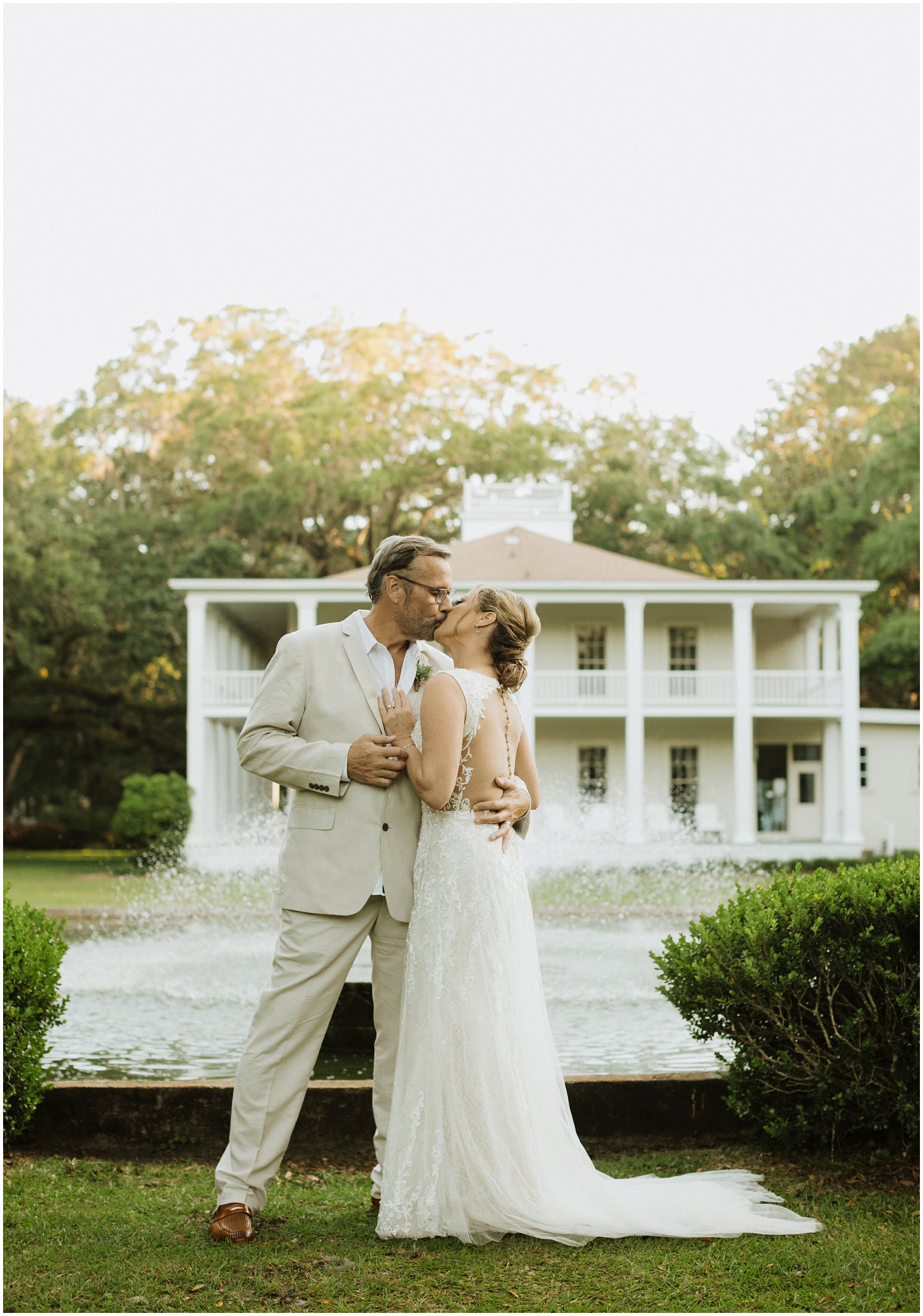 Bride and Groom Portraits Eden Gardens Elopement