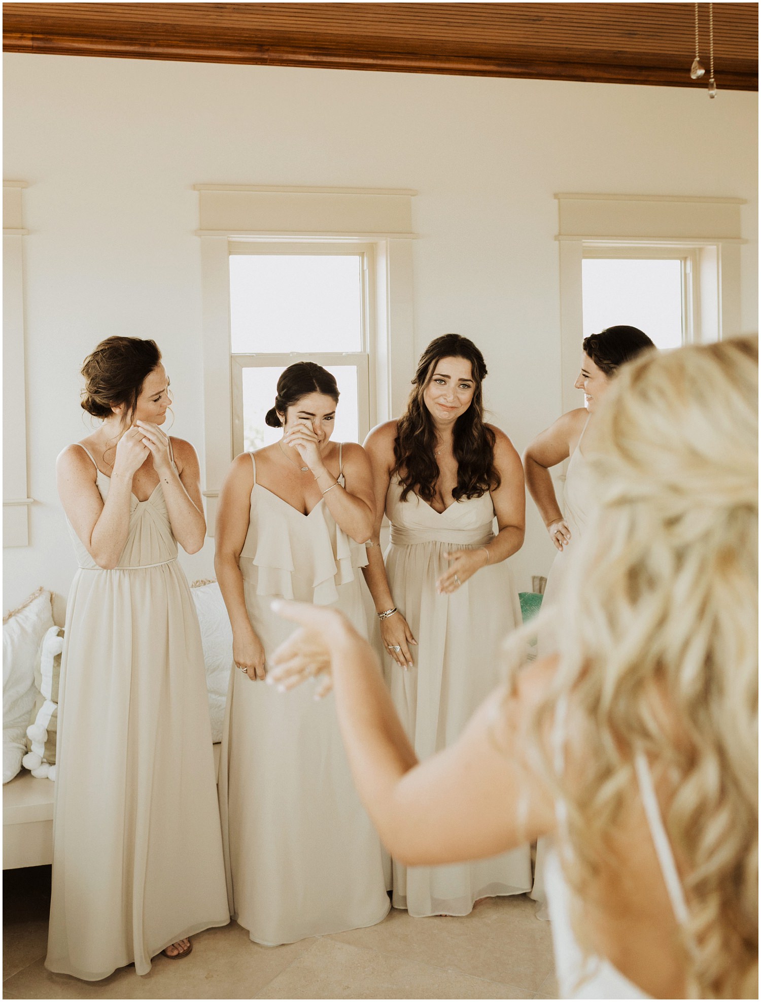 Bridesmaids Bud and Alley's Seaside Wedding