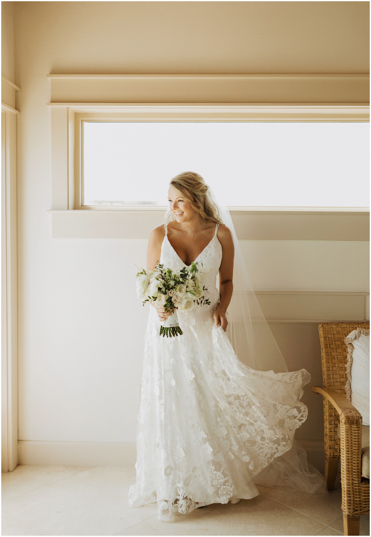 Bride Bud and Alley's Seaside Wedding