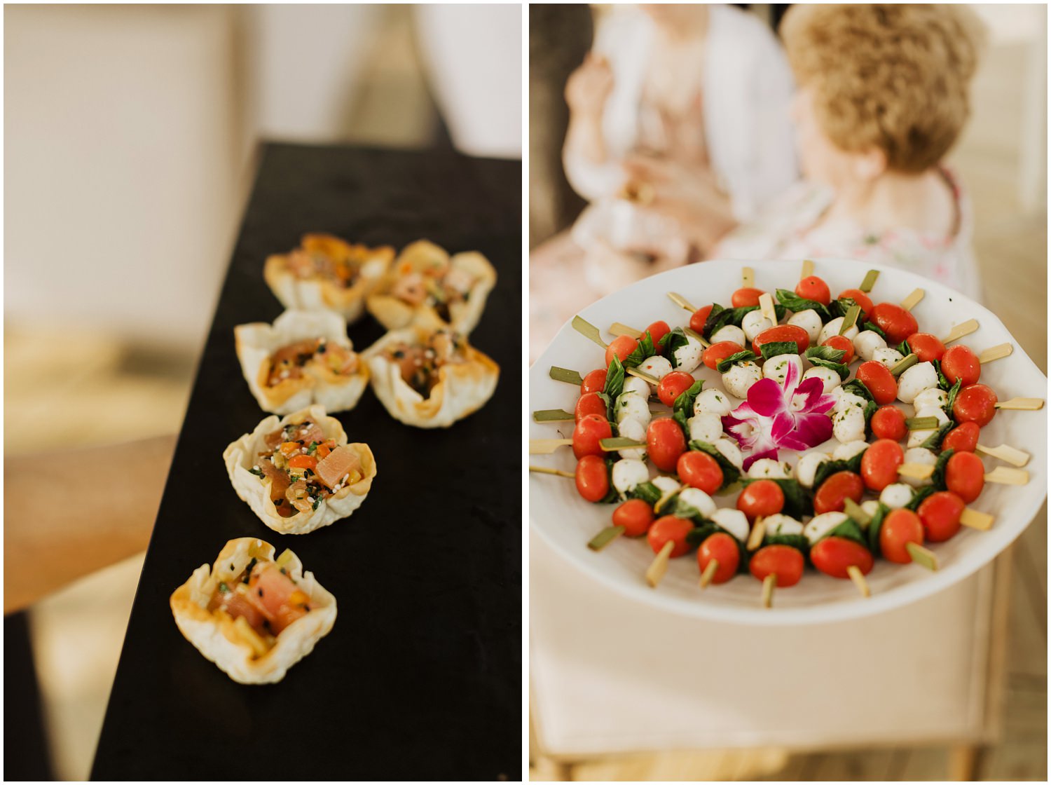 Reception Details Bud and Alley's Seaside Wedding