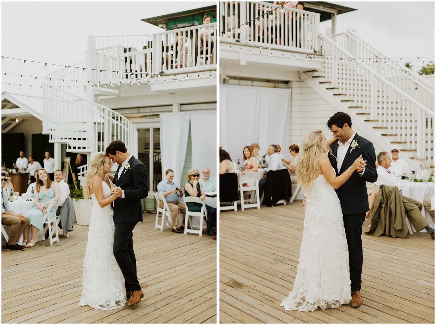 First Dance Bud and Alley's Seaside Wedding