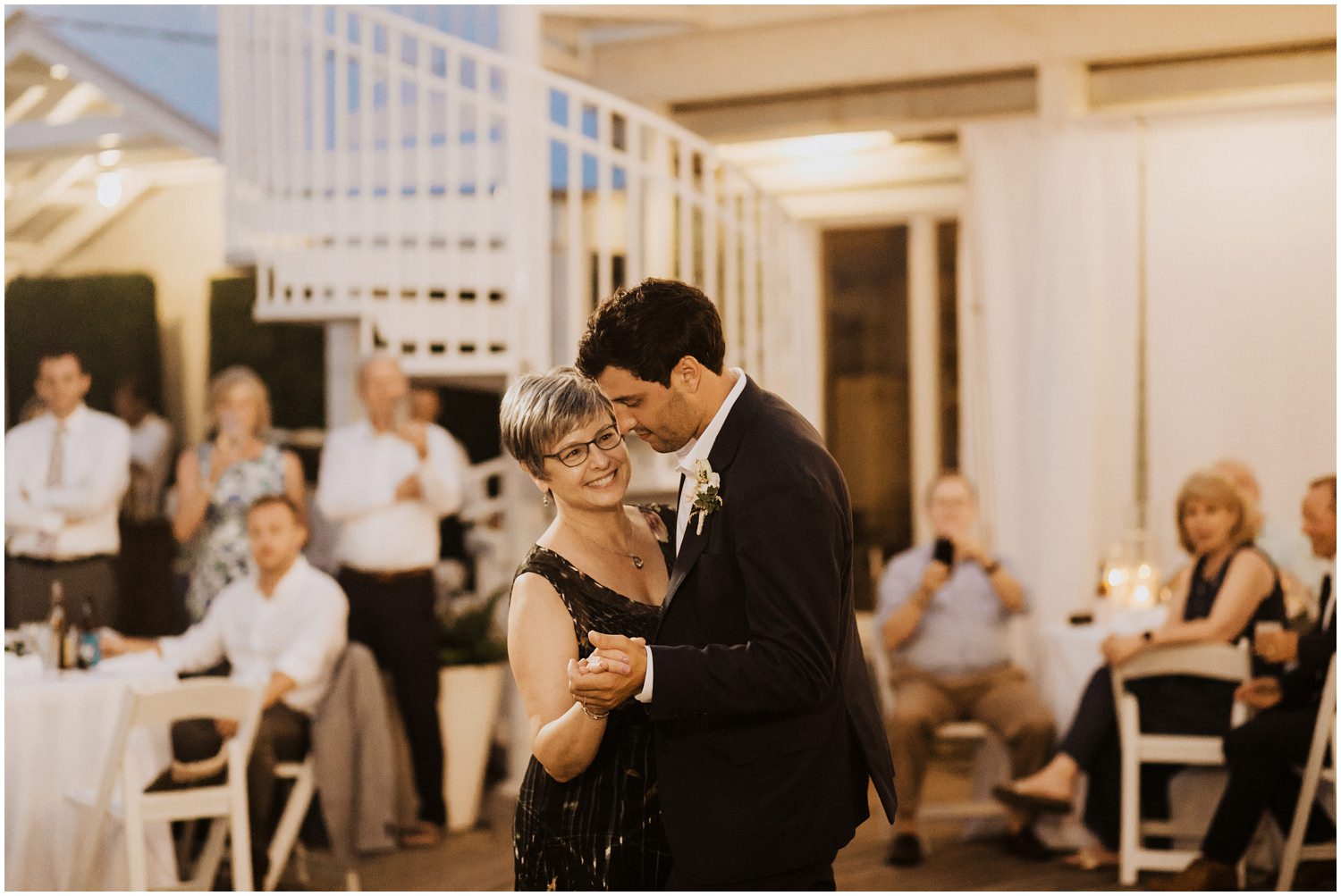 Mother Groom Dance Bud and Alley's Seaside Wedding