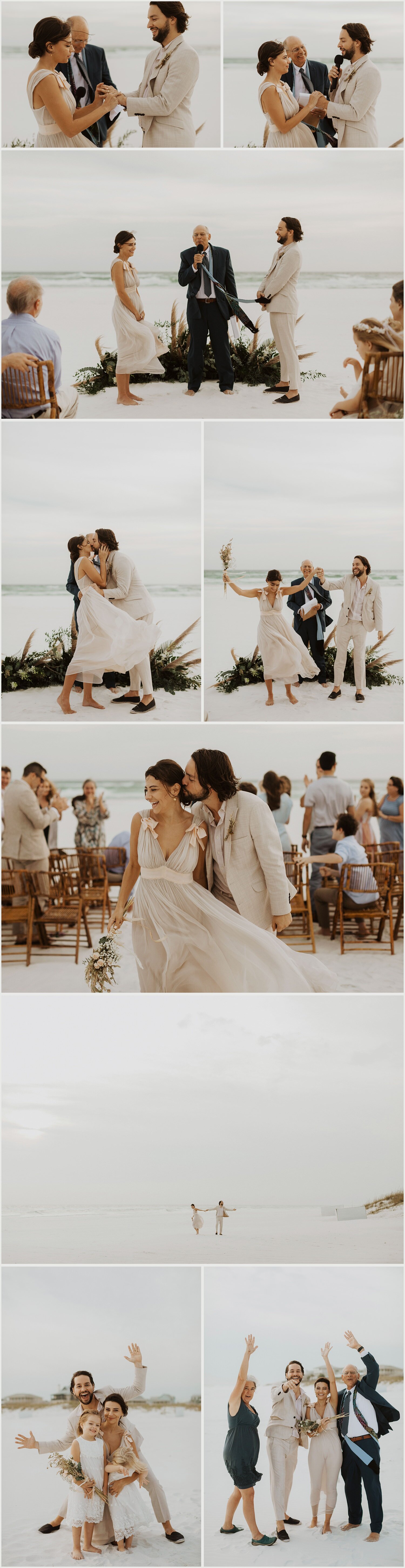 Intimate Wedding Ceremony at Grayton Beach
