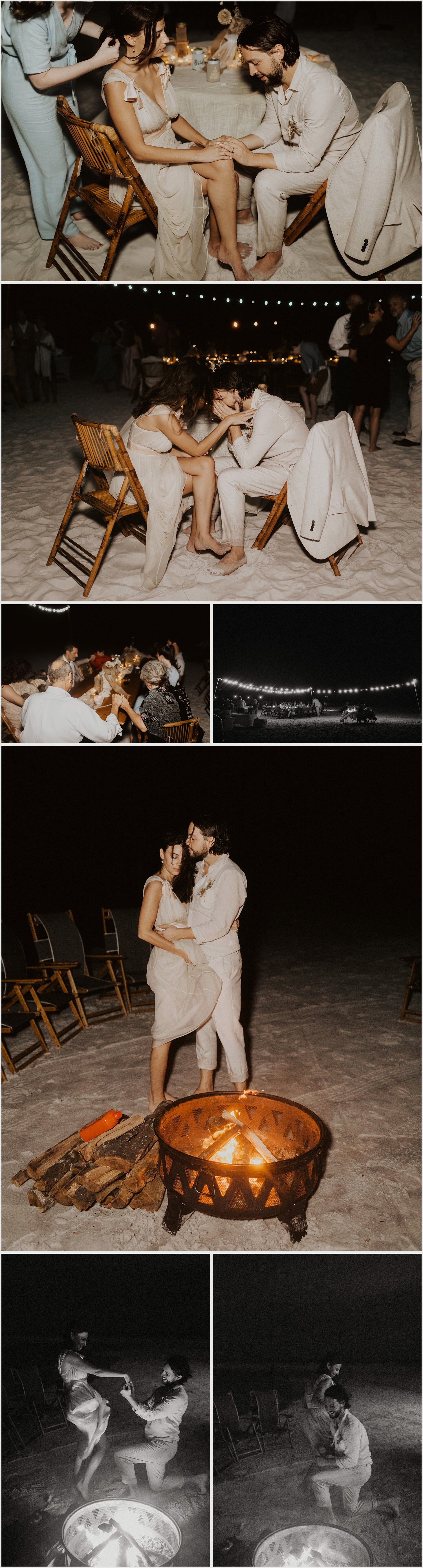 Intimate Wedding Reception on Grayton Beach