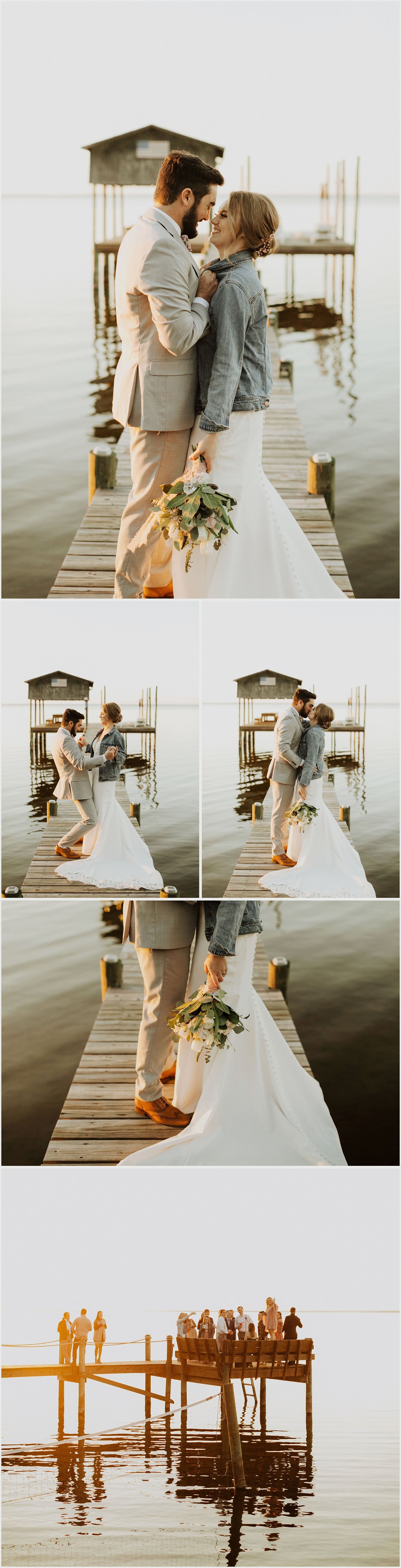 Bride and Groom Sunset Portraits