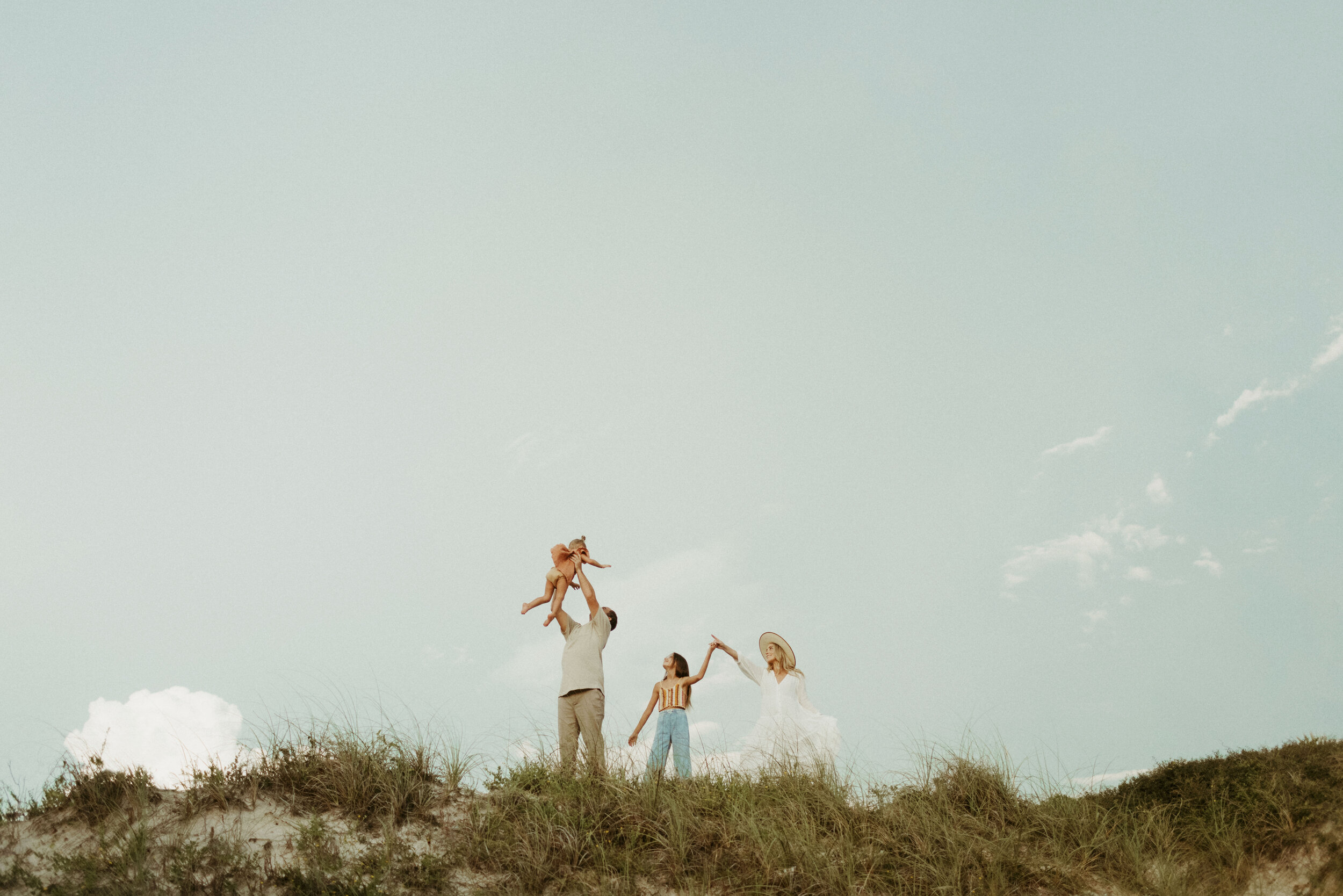 Inlet Beach, FL Family Session || by Kayla Nicole Photography, includes a family enjoying the beach