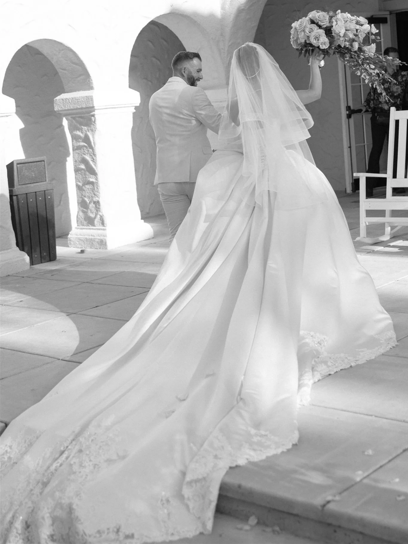 &bull; THE HACIENDA HOTEL &bull; The perfect venue for a pink loving bride! All of the details at this wedding were so thoughtfully chosen and the couple were beaming at each other all day. 🕊️

Venue: @thehaciendanpr
Wedding planner: @elite_weddingp