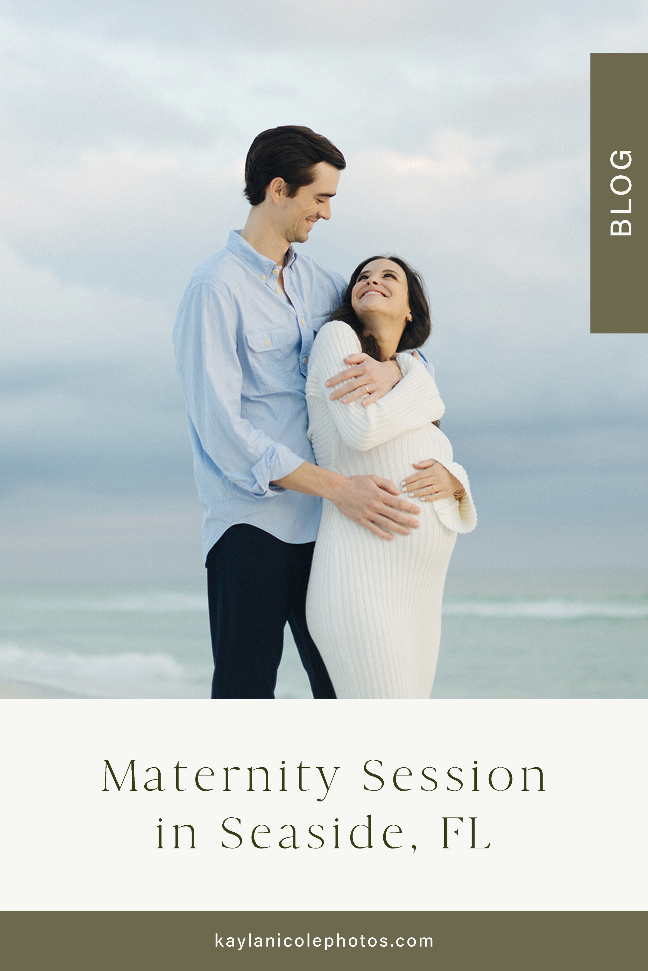 Seaside Maternity Session | by Kayla Nicole Photography