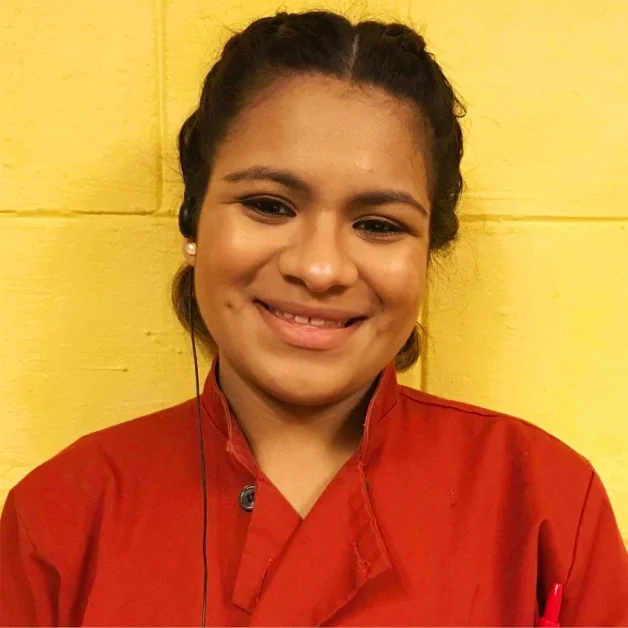 Erika Calderon busser/runner, expo, cashier