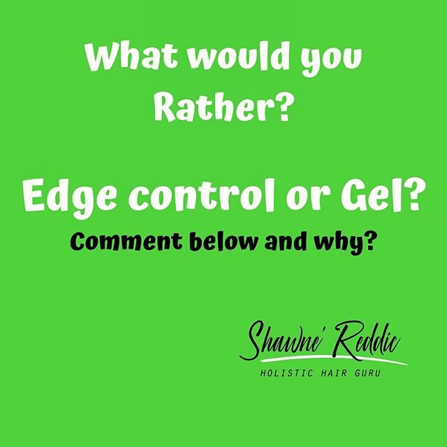 It&rsquo;s Friyay Friday😜 &mdash;
&mdash;
Let&rsquo;s get into this fun question of the day. Now we alllllllllllllllll know how I FEEL ABOUT EDGE CONTROL🤯
&mdash;
&mdash;
So let me see what your thoughts are and why?
&mdash;
&mdash;
I have new clie