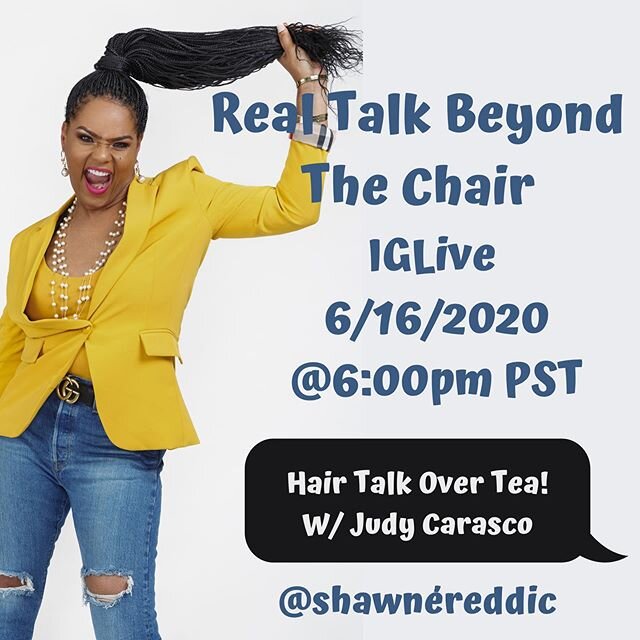 I&rsquo;m so excited 😆 it&rsquo;s time to have Hair Talk Over Tea with my fellow beauty industry colleague Judy Carasco
&mdash;
&mdash;
We share the same mindset about holistic healthy hair and I want to extend an invite so you all can hear from som