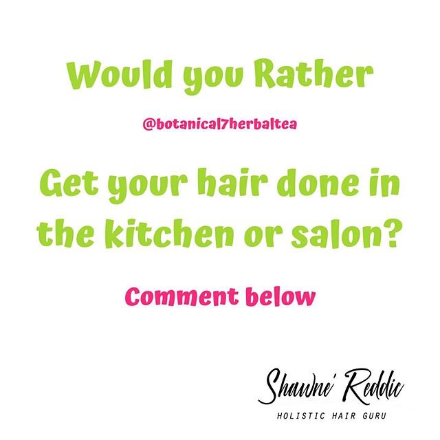 Okay.... this one might rub some people the wrong way, but hey that&rsquo;s what I do provoke the spirit 🙏🏾
&mdash;
&mdash;
Now I&rsquo;m not against doing hair in the #kitchen because that is where eye started as a #teenbraider until my early 20&r