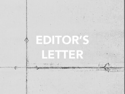 Letter from the Editors