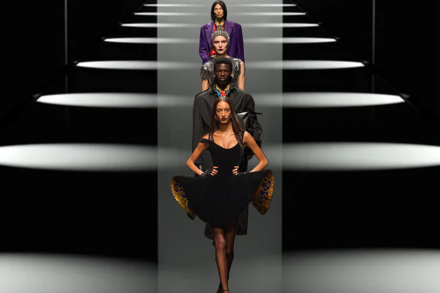 Versace Turns Back The Clock Ahead Of An Uncertain Future