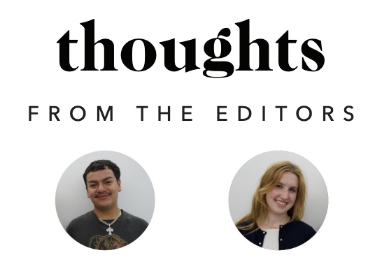 Thoughts from the Editors