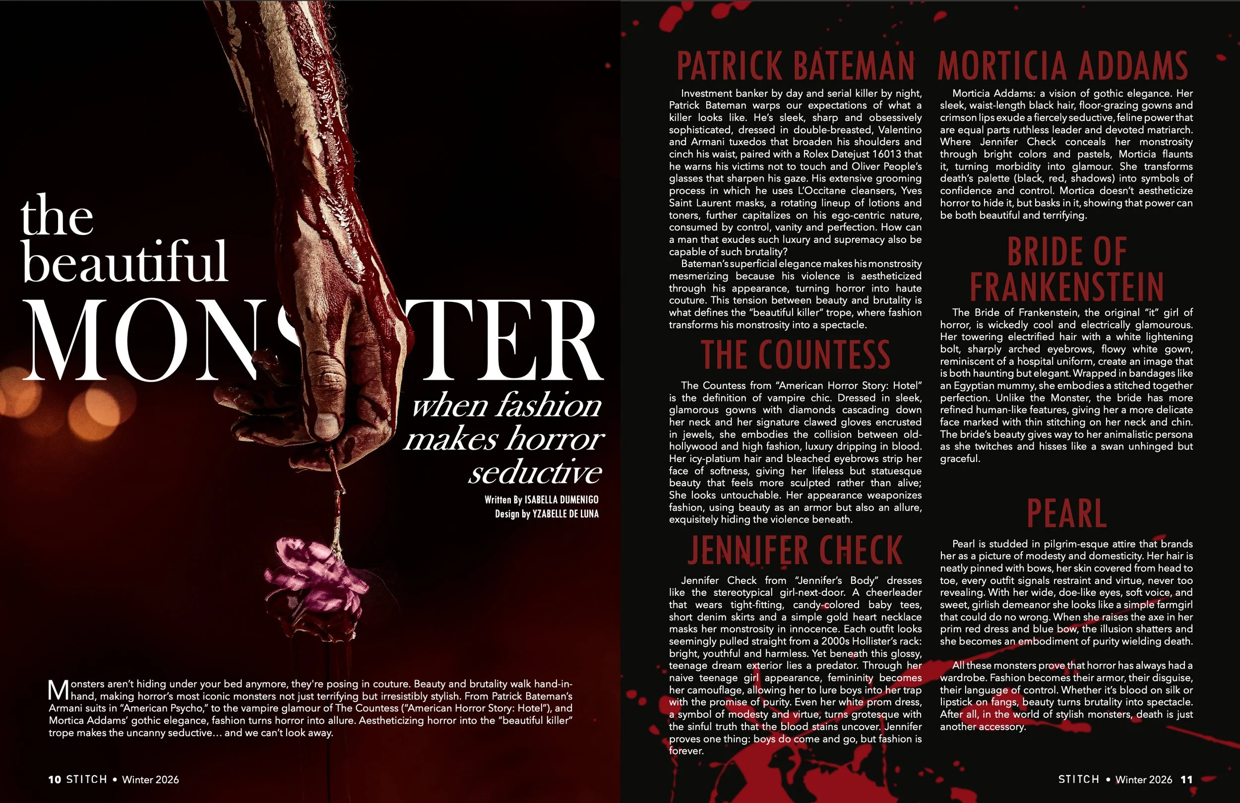 The Beautiful Monster: When Fashion Makes Horror Seductive