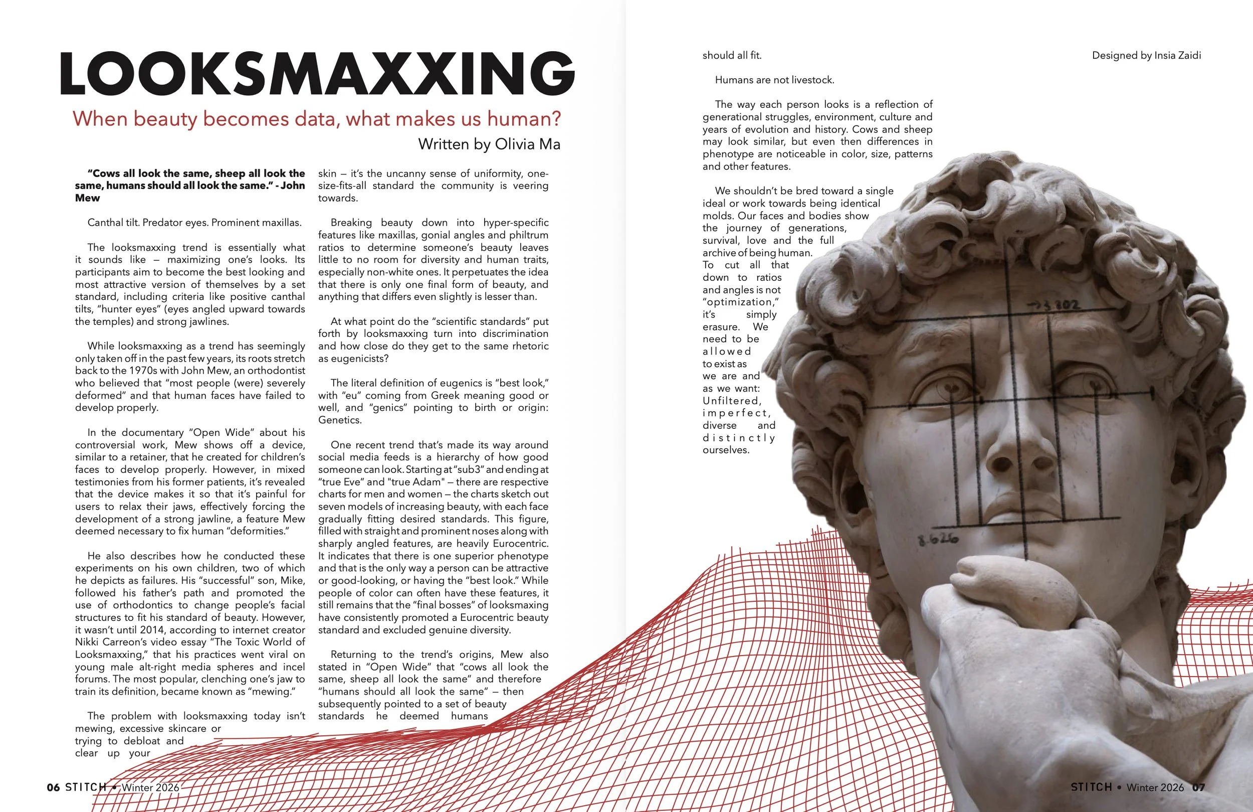 Looksmaxxing: When Beauty Becomes Data, What Makes Us Human?
