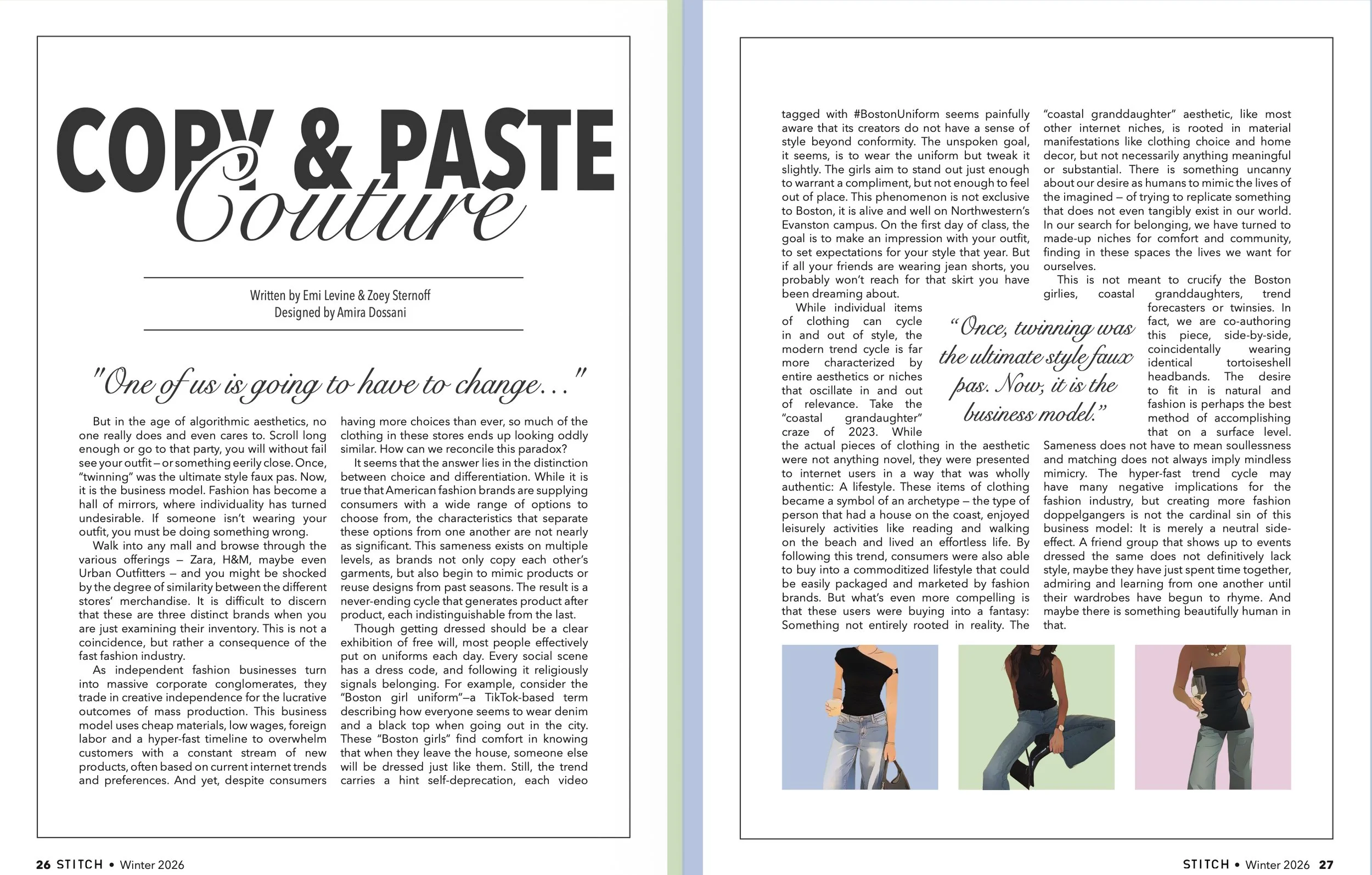 Copy &amp; Paste Couture 