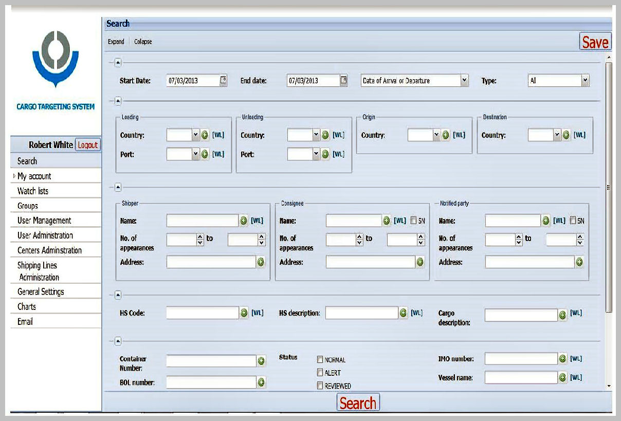 v\:* {behavior:url(#default#VML);}
o\:* {behavior:url(#default#VML);}
w\:* {behavior:url(#default#VML);}
.shape {behavior:url(#default#VML);}
Normal
0
false
false
false
false
EN-CA
X-NONE
X-NONE
/* Style Definitions */
table.MsoNormalTable
{mso-style-name:"Table Normal";
mso-tstyle-rowband-size:0;
mso-tstyle-colband-size:0;
mso-style-noshow:yes;
mso-style-priority:99;
mso-style-parent:"";
mso-padding-alt:0cm 5.4pt 0cm 5.4pt;
mso-para-margin-top:0cm;
mso-para-margin-right:0cm;
mso-para-margin-bottom:8.0pt;
mso-para-margin-left:0cm;
line-height:107%;
mso-pagination:widow-orphan;
font-size:11.0pt;
font-family:"Calibri",sans-serif;
mso-ascii-font-family:Calibri;
mso-ascii-theme-font:minor-latin;
mso-hansi-font-family:Calibri;
mso-hansi-theme-font:minor-latin;
mso-fareast-language:EN-US;}
Screenshot 1: The WCO CTS Interface with typical query fields for accessing cargo data. (source: https://www.youtube.com/watch?v=t2AJisXaAkE)