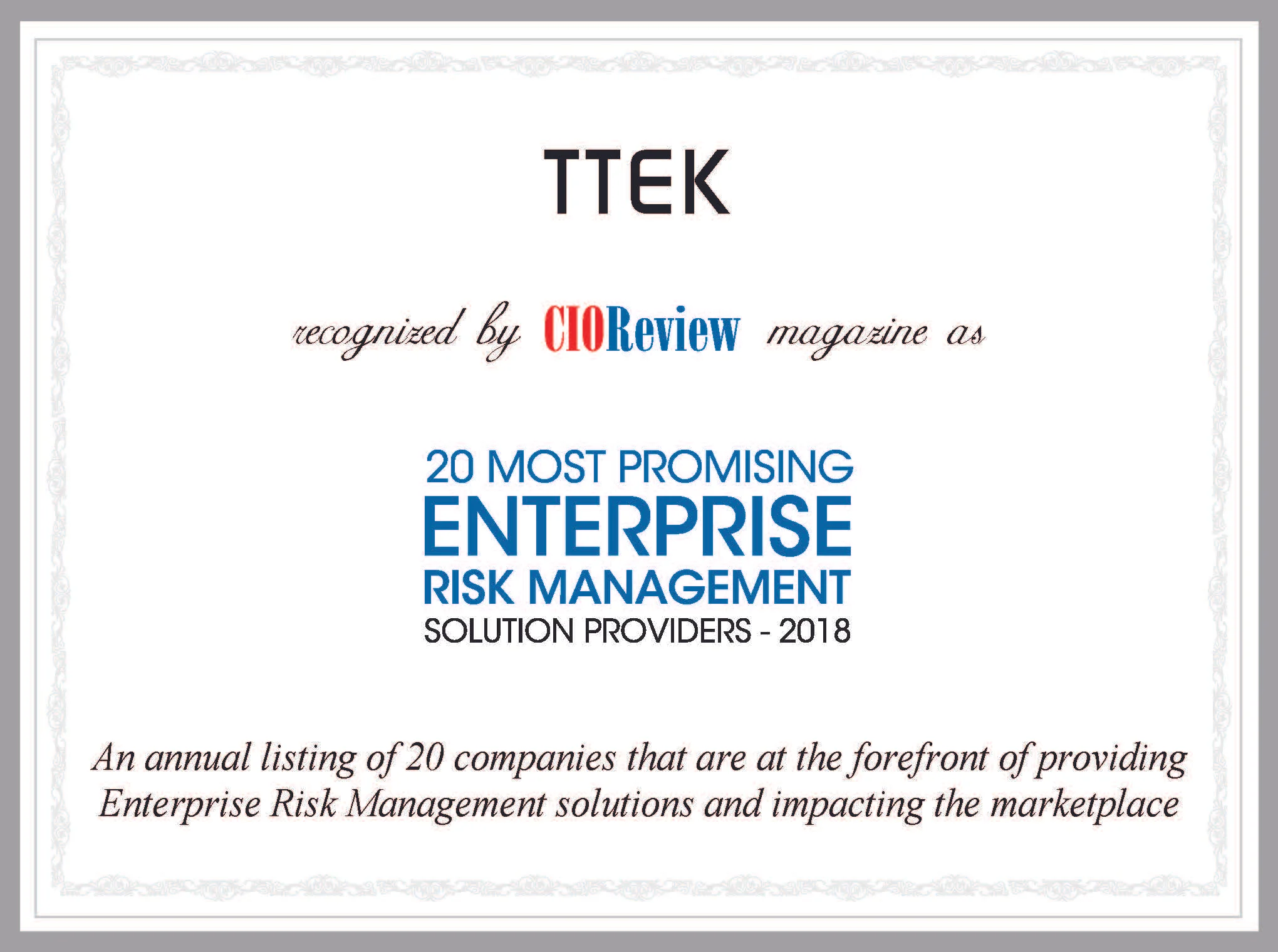 TTEK CIOmag Certificate best of ERM 2018.jpg