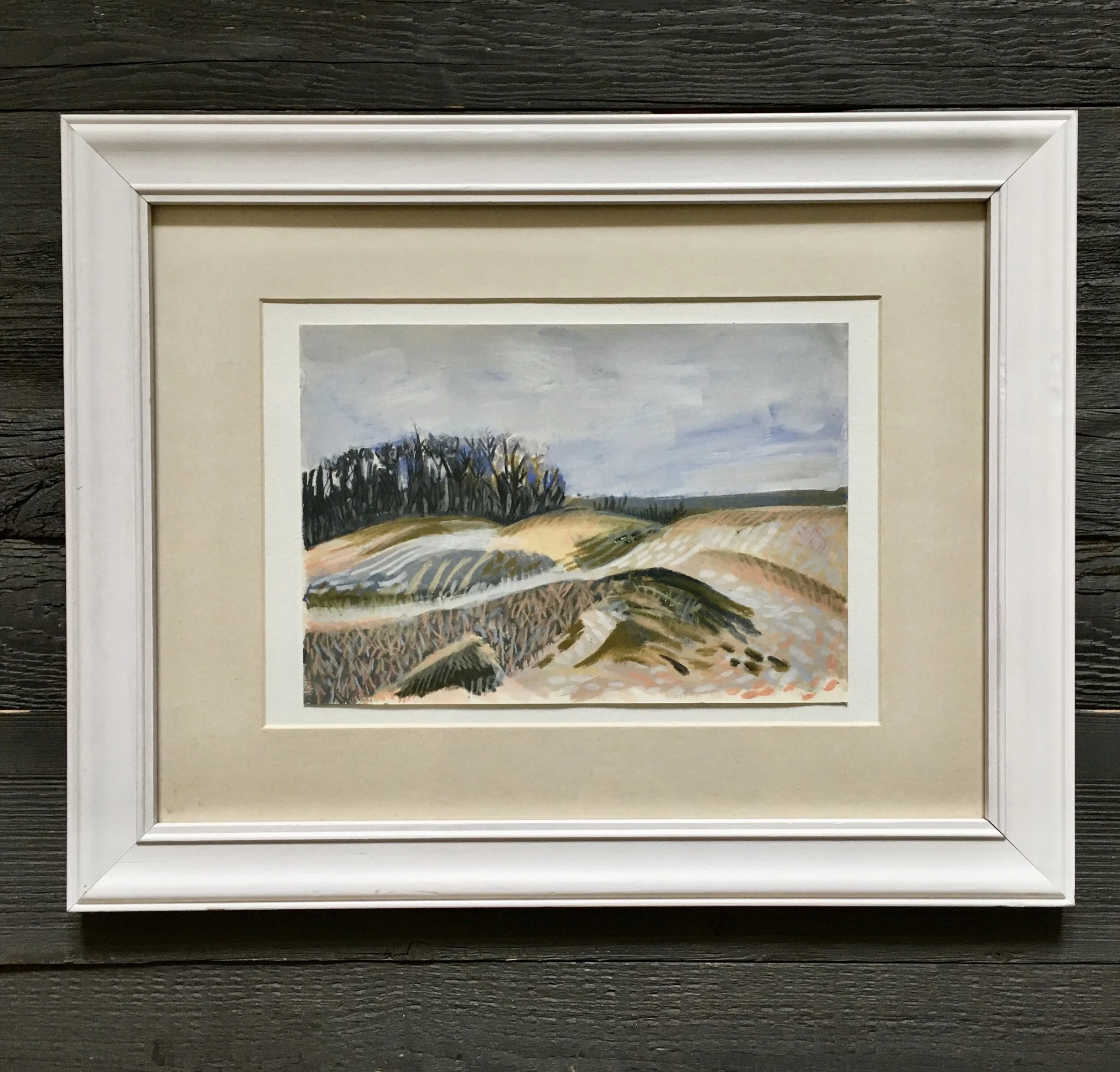Framed original welsh landscape art