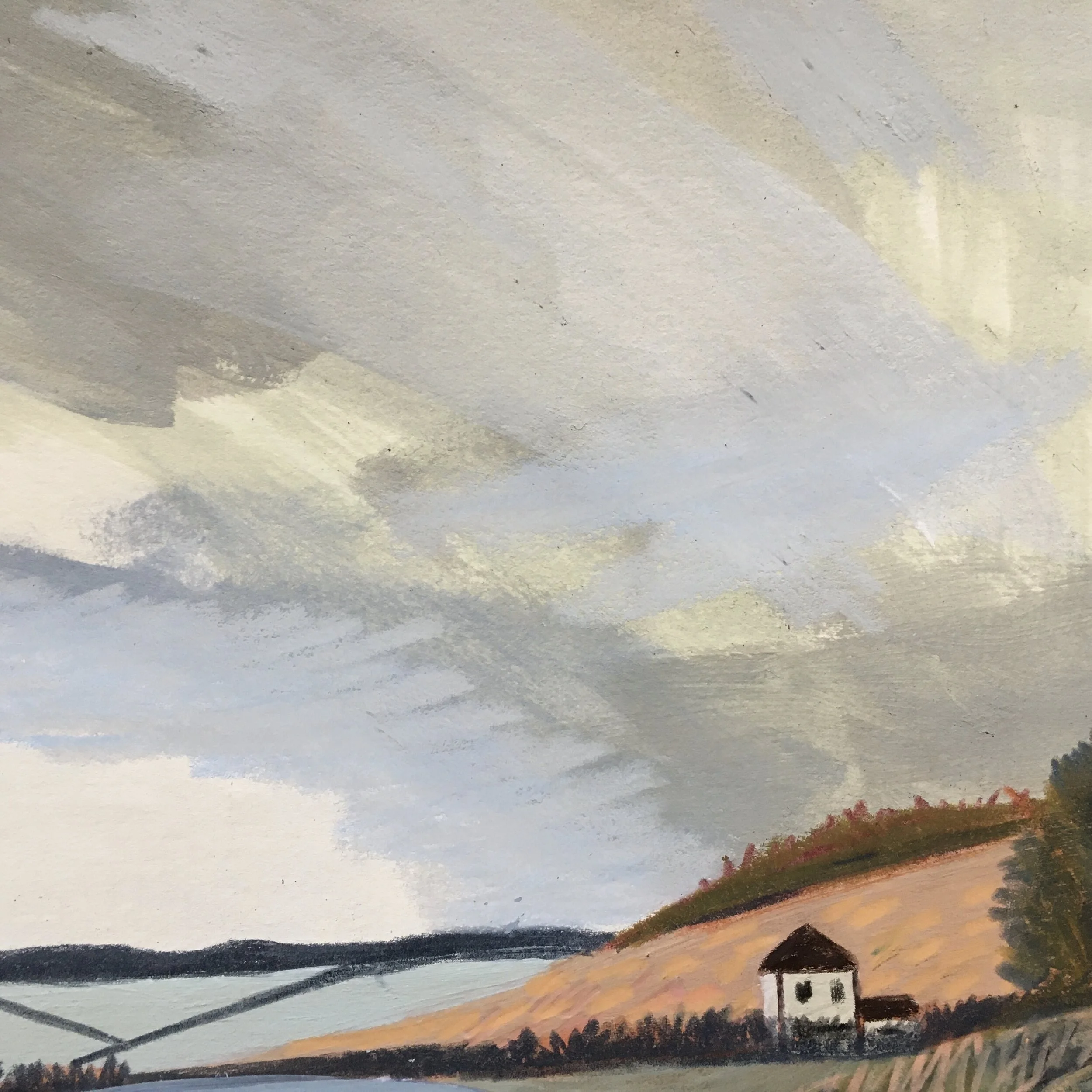 original mixed media drawing