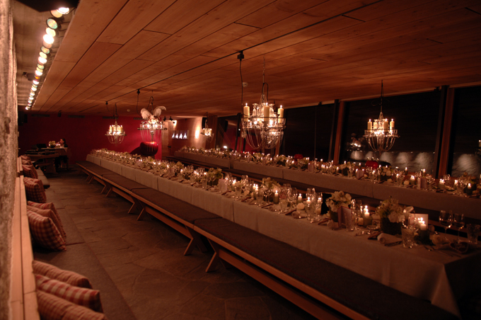 Clubrestaurant aus der anderen Blickrichtung