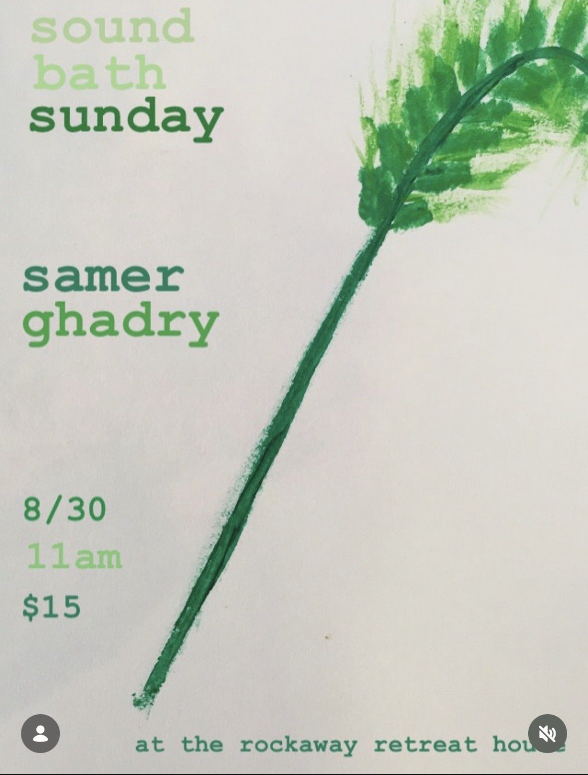 Sound Bath Sunday