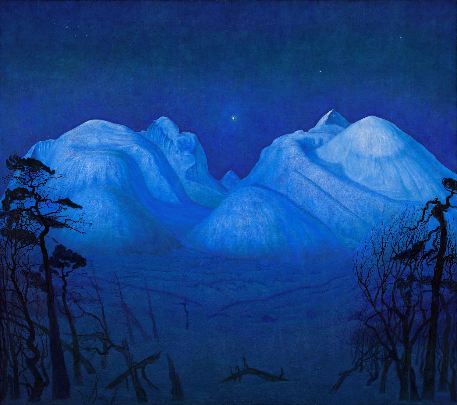 Herald Sohlberg ‘Winter Night in the Mountains’ 1914