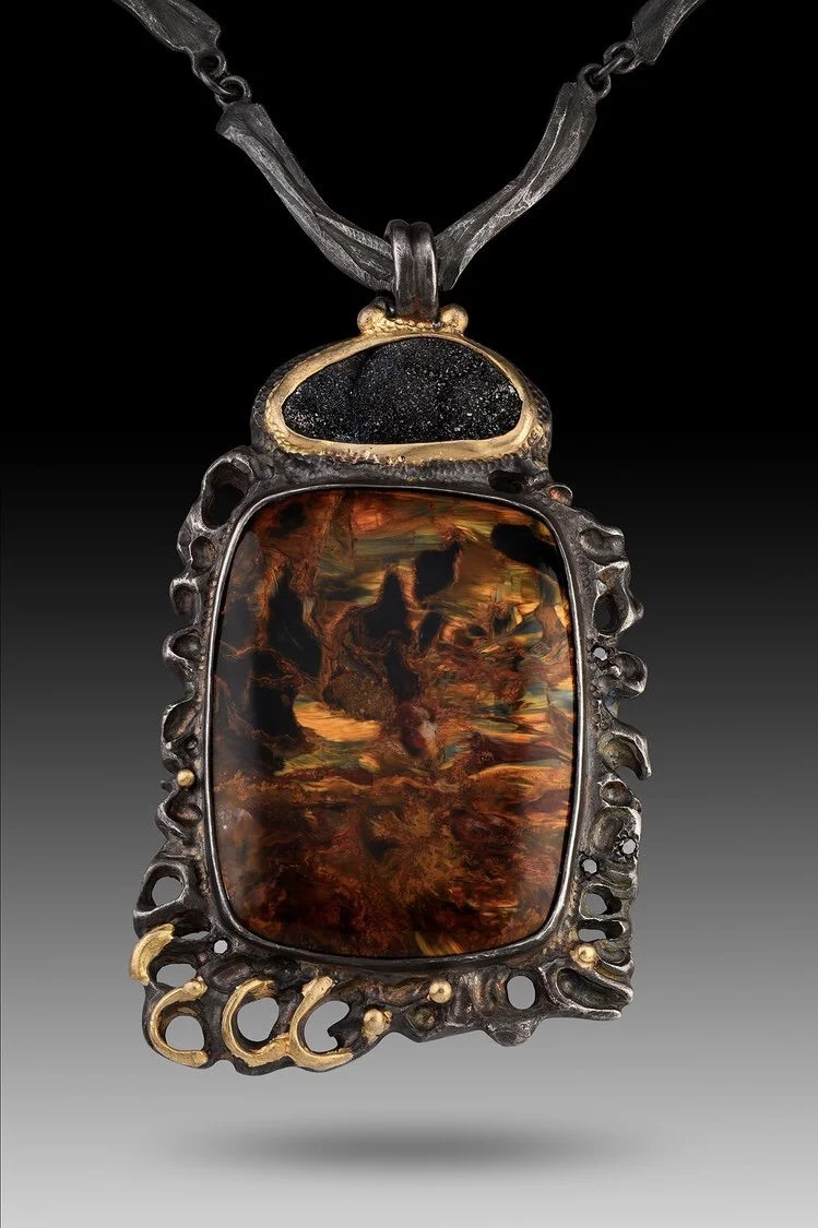A View Of A Handmade Pendant Necklace