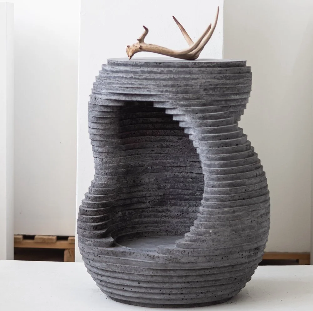 A Hand Cast Side Table