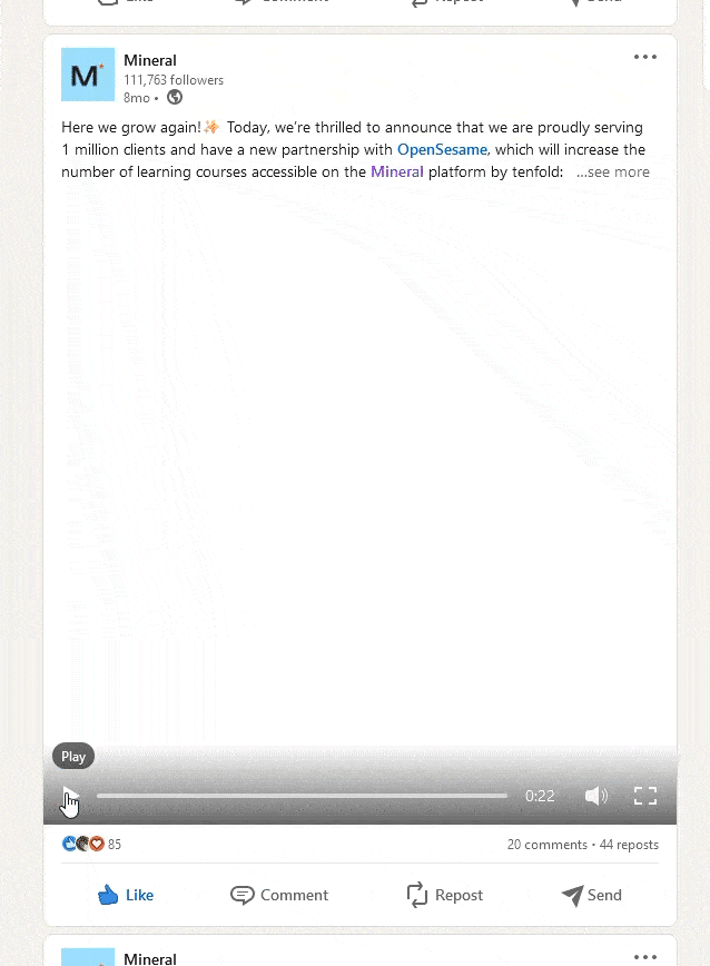  LinkedIn promotional video 